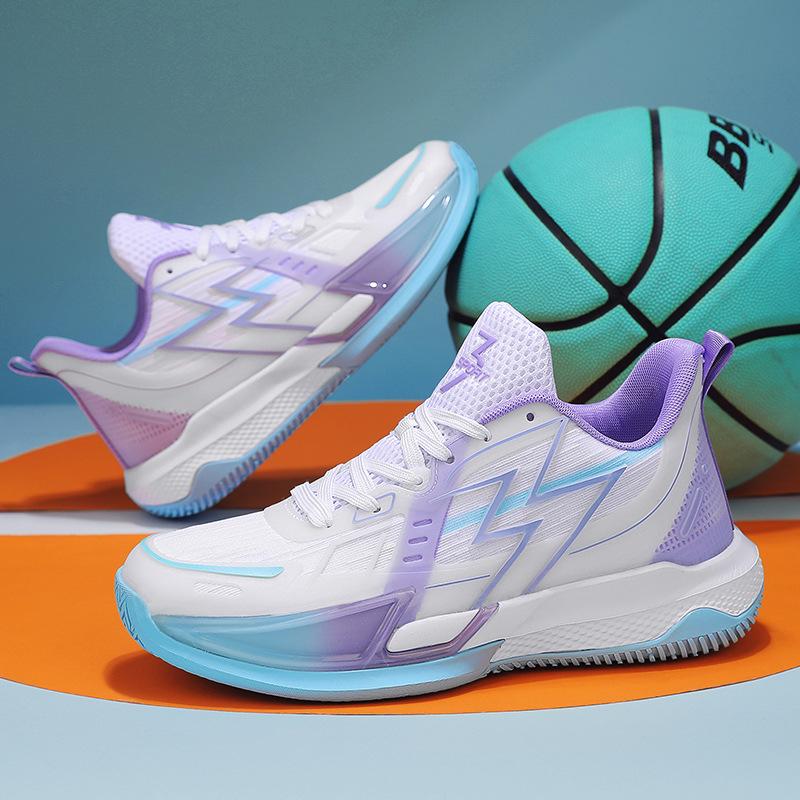 

Kobe Technology Синие кроссовки Мужские 2025 Лето Новые Женские Ударопрочные Износостойкие Детские Спортивные Дышащие Практичные Баскетбольные кроссовки 36