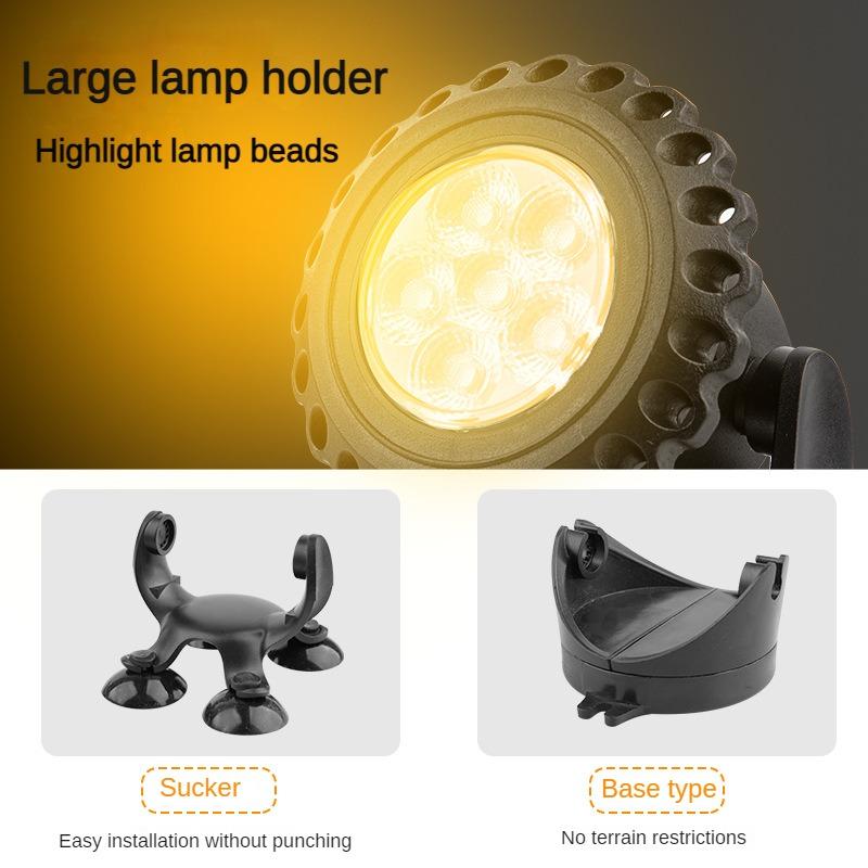 Solar Underwater Lights Outdoor RGB Waterproof Garden Pool Yard Landscape Spotlights Pond Aquarium Fish Tank Decor Solar Lamp