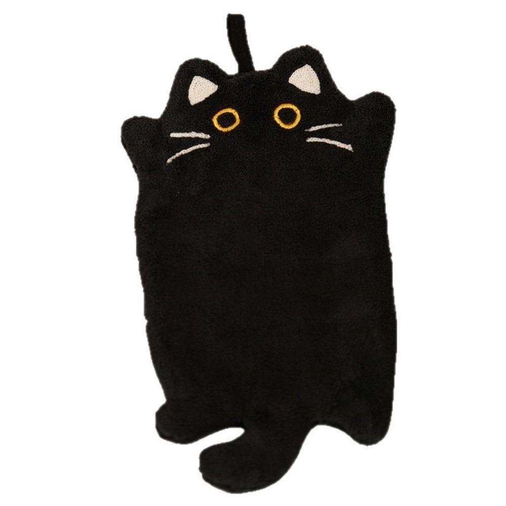 Strong Absorbent Hanging Hand Towel Coral Fleece Handkerchief Towel Kitchen Wipe Towel  Kitchen