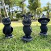Восхитительная фигурка совы из смолы на Хэллоуин, игривая скульптура животного для декора дома