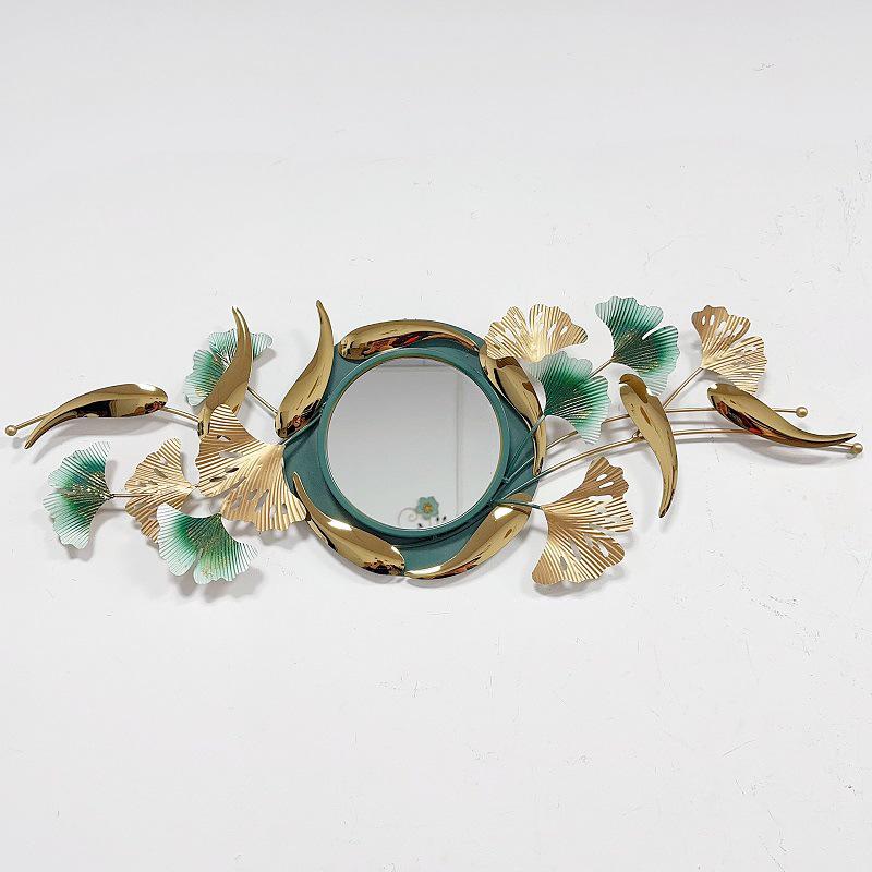 Alloy Metal Mirror Wall Clock - Creative Luxury Decor for Restaurants, Living Rooms, Hotels