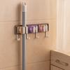 Clip Design Mop Holder Multi-Purpose Mop Broom Organizer Rack Wall Mounted Mop Clip  Kitchen