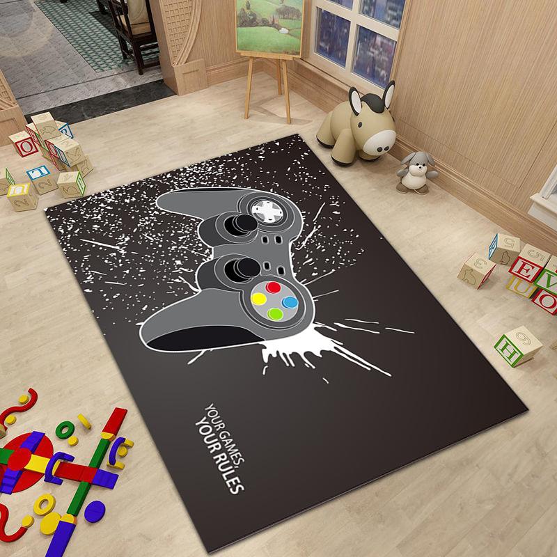 Patroon voor Gamer Controller voor Woonkamer Jongenskamer Grote Vloermat Kunstprint Huisgang Kinder Tapijt Decoratie Huis