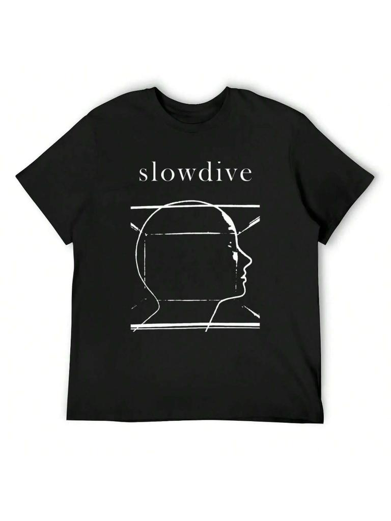 Dive Slow T-Shirt Blacks Clothing Clothes Oversize T-Shirts Man Mens Funny T Shirts