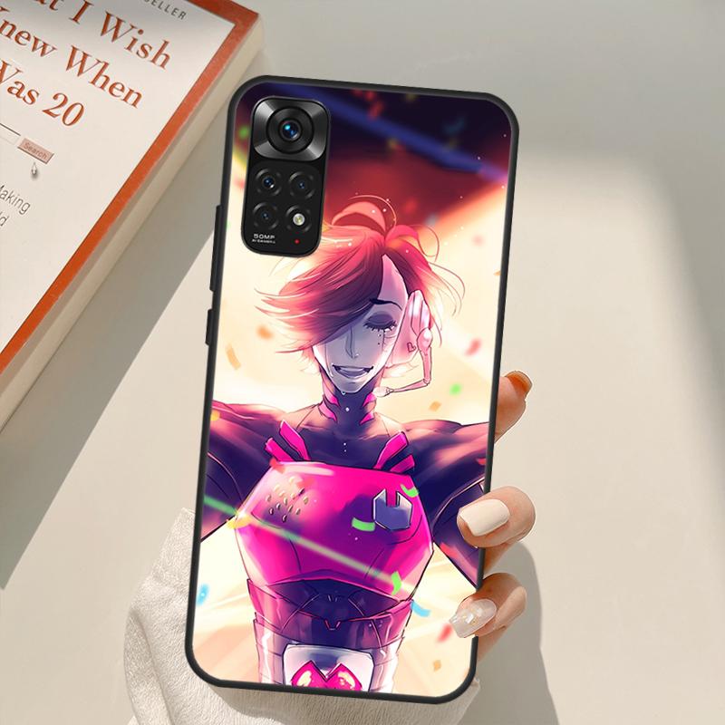 Anime Undertale Mettaton Case For Xiaomi Redmi Note 11 Pro 8 9 11S 10S 9S Note 10 Pro Cover For Redmi 10 10C 9A 9C