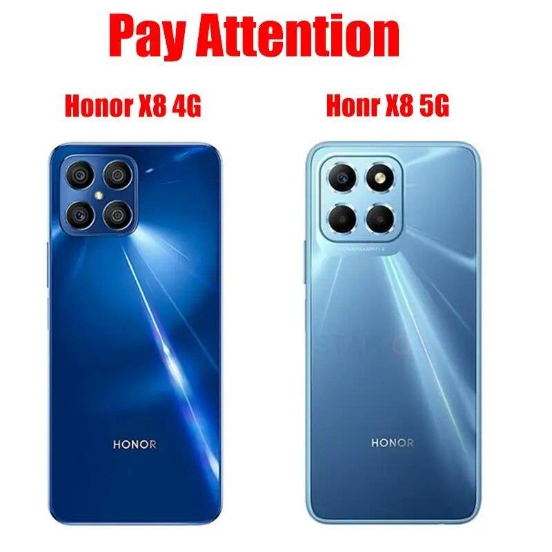 Honorx8 X6s 90lite Husă de lux placată cu sclipici degradat pentru Huawei Honor 90 70 Lite X8 4g 5g X6 femei husă din silicon moale