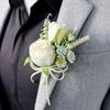 Wedding Boutonnieres Flower Decoration Corsage Flower Artificial Floral Wedding Props Elegant Flower Decors