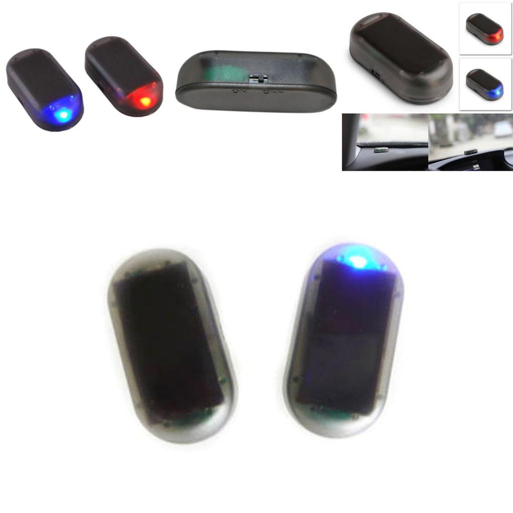 Hochwertige Solare Autoalarmanlage LED-Licht Sicherheitssystem mit blinkender roter Funktion