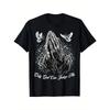 Seul Dieu Peut Me Juger Mains en Prière Chicano Tatouage Colombes T-Shirt
