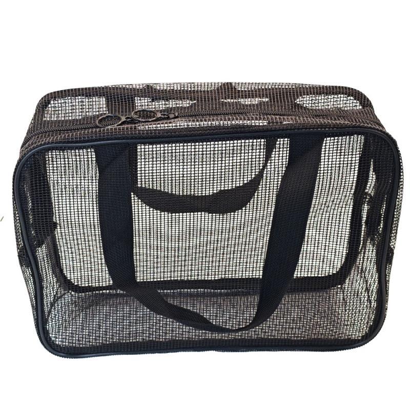 Dual-Zip Design Mesh Shower Caddy Tote Bag Cosmetic Storage Bag Multifunctional Shower Bag Large Capacity