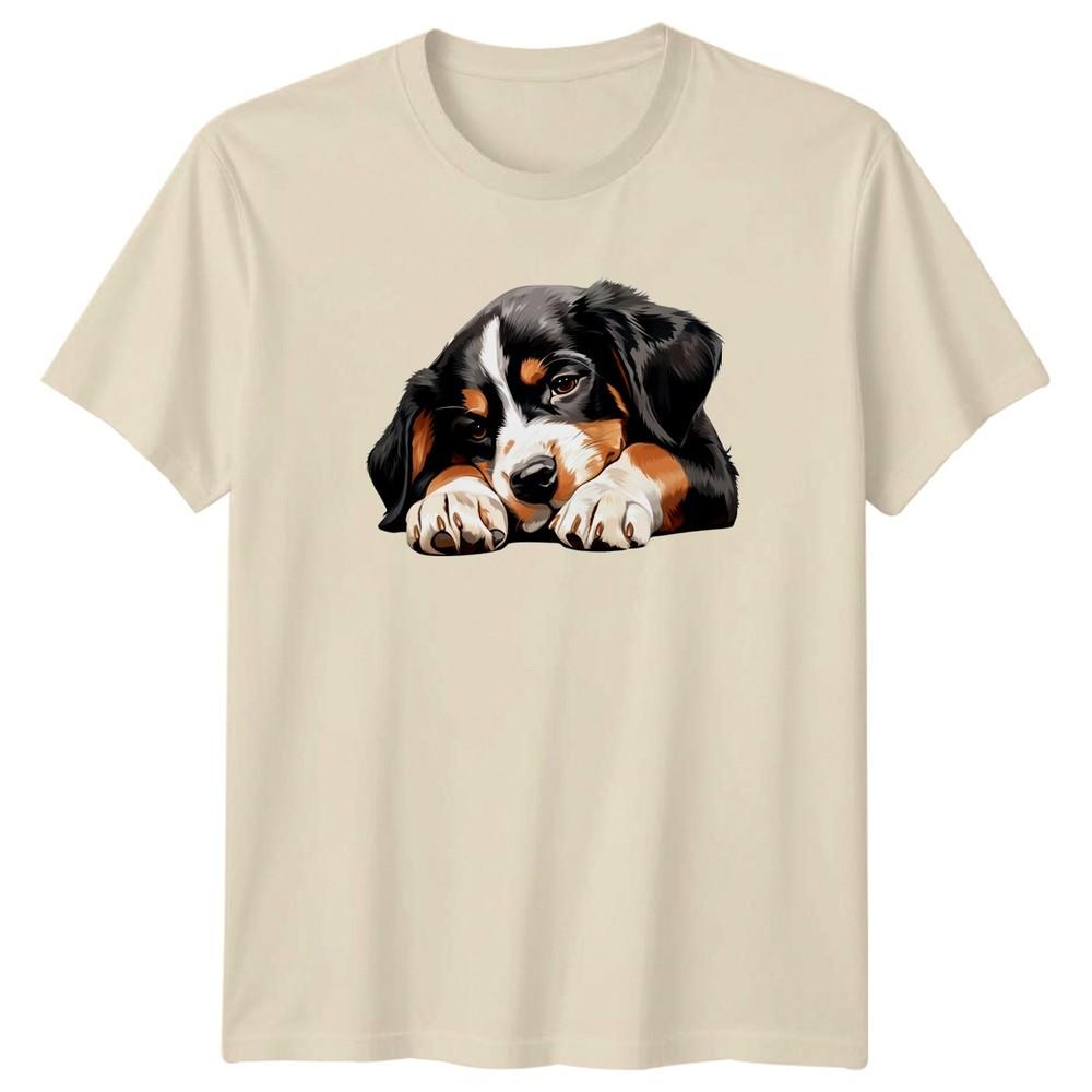 Bernese Mountain Dog Puppy Dogs Animals Unisexs TShirt Unisexs Tee Graphic Unisex