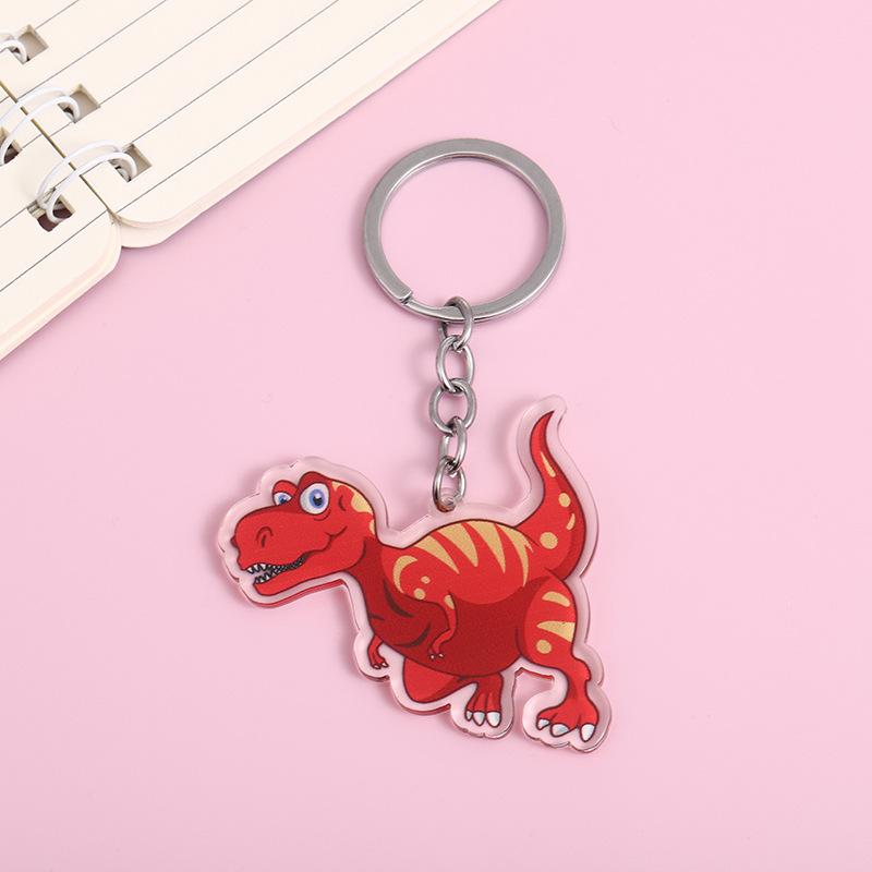 Акриловый Многоцветный Мультяшный Динозавр Брелок Подвеска Подвеска Японский и Корейский Стиль Популярный Универсальный Элемент Украшений Тренд