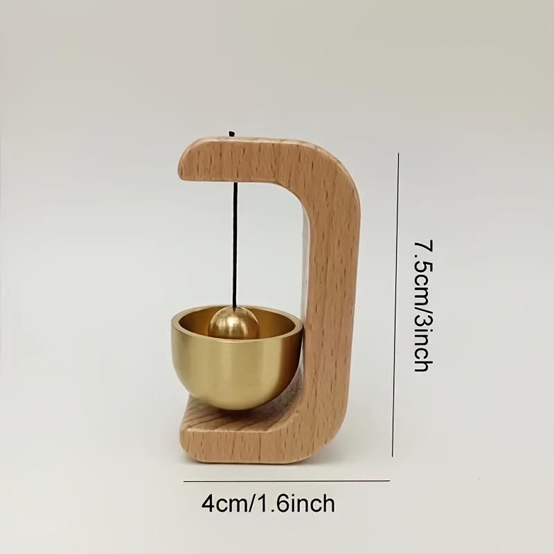 Dřevěná zvonkohra na dveře | Bezdrátová dekorace vchodu s uklidňujícím zvukem, Elegantní dárek na Valentýna k ozdobení dveří, Nevyžaduje baterie