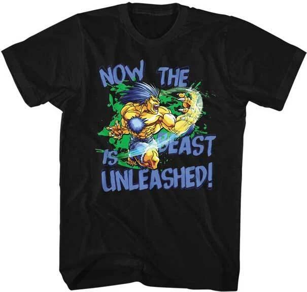 Street Fighter Video Game Blanka The Beast Is Unleashed Men s T Shirt S