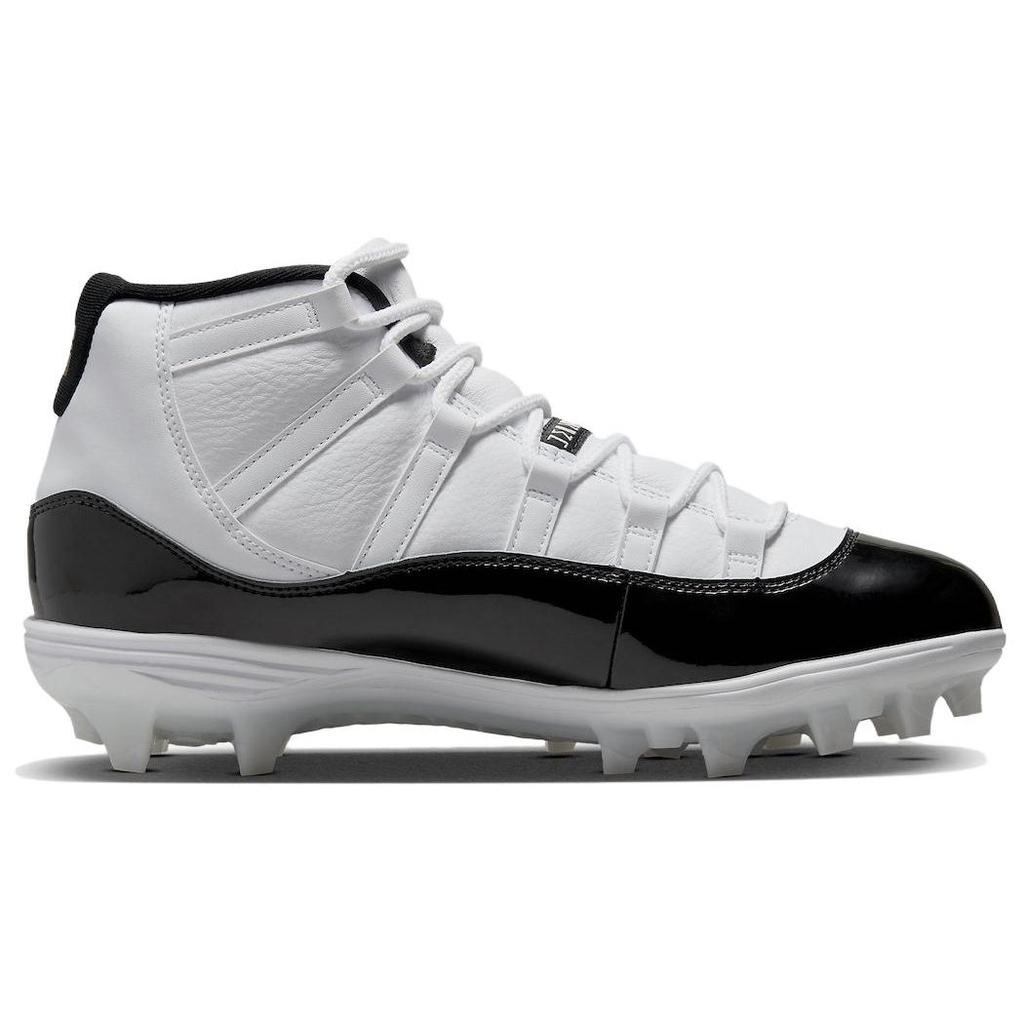 Scarpe da Ginnastica da Uomo Air Jordan 11 Mid TD Cleat Gratitude Bianco Nero Oro Metallizzato FV5374-107