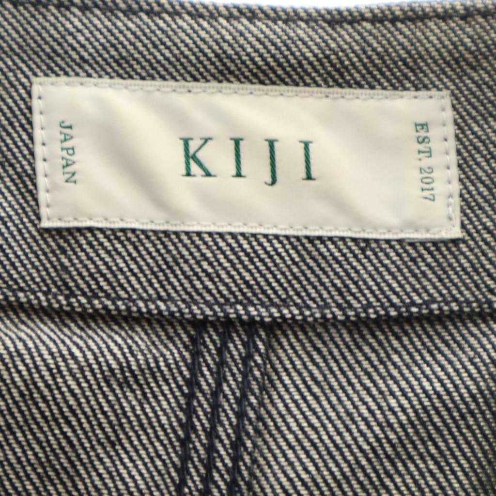 KIJI wyprodukowano w Japonii Kurtka dżinsowa bez koloru 1 Indigo Męska Używana