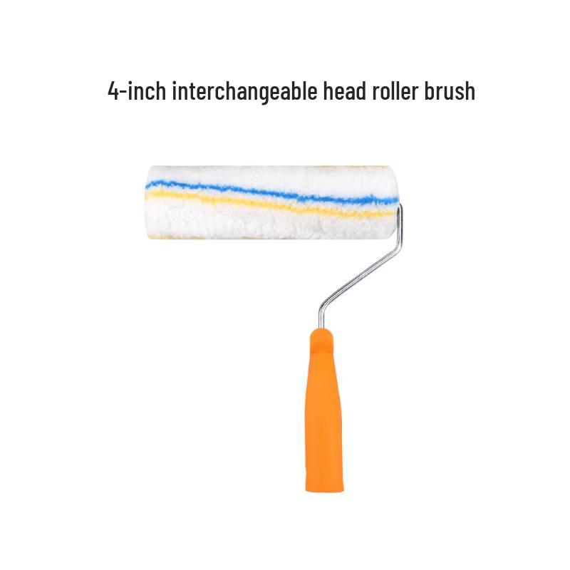 4-inch Replaceable Roller Brush Heads (10-Pack)