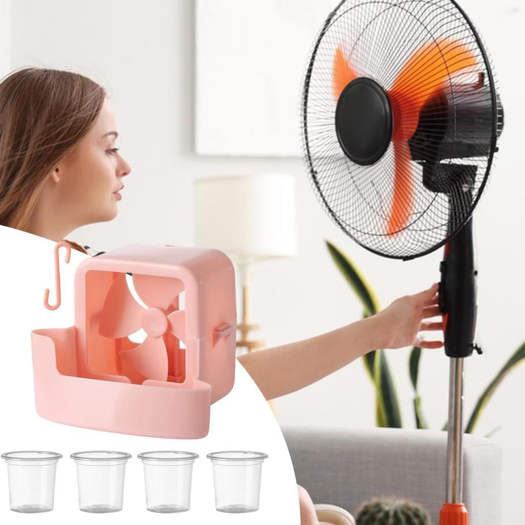 Fan Mist Coolings Adapter Floor Cooler, Punch, Cooler Household Hanging Ice Coolings Artifacts Room Indoor Floor Desktop Can Hold Ice Box Accessories