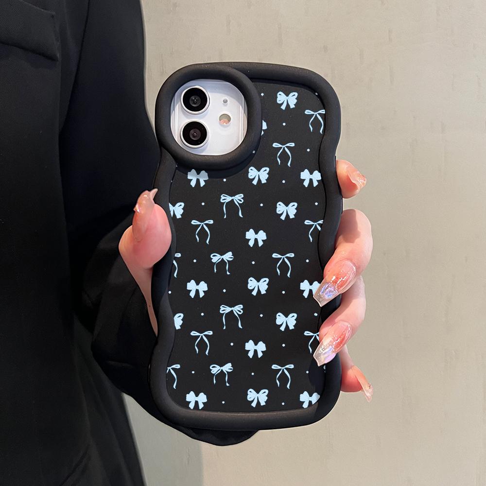Malovaný vzor Big Wave Edge Měkký silikonový materiál Macaron Pouzdro na telefon Nárazuvzdorný ochranný gumový obal pro iPhone Huawei Honor Infinix Tecno