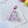 Stylish Key Holder Acrylic Keychain Pendant Lovely Keyrings Durable Key Holder