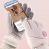 Ski gloves women's 2025 new autumn and winter velvet thickened warm and cold touch screen electric vehicle riding gloves