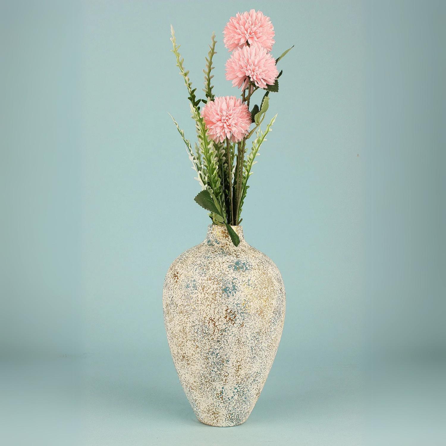 

Noeud Handmade Ceramic Vase 23 cm білий