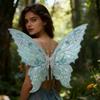 Funny Princess Angel Wing Fairy Wings Sparkling Organza Butterfly Wings Dress UP Elf Cosplay Wing for Women Girls