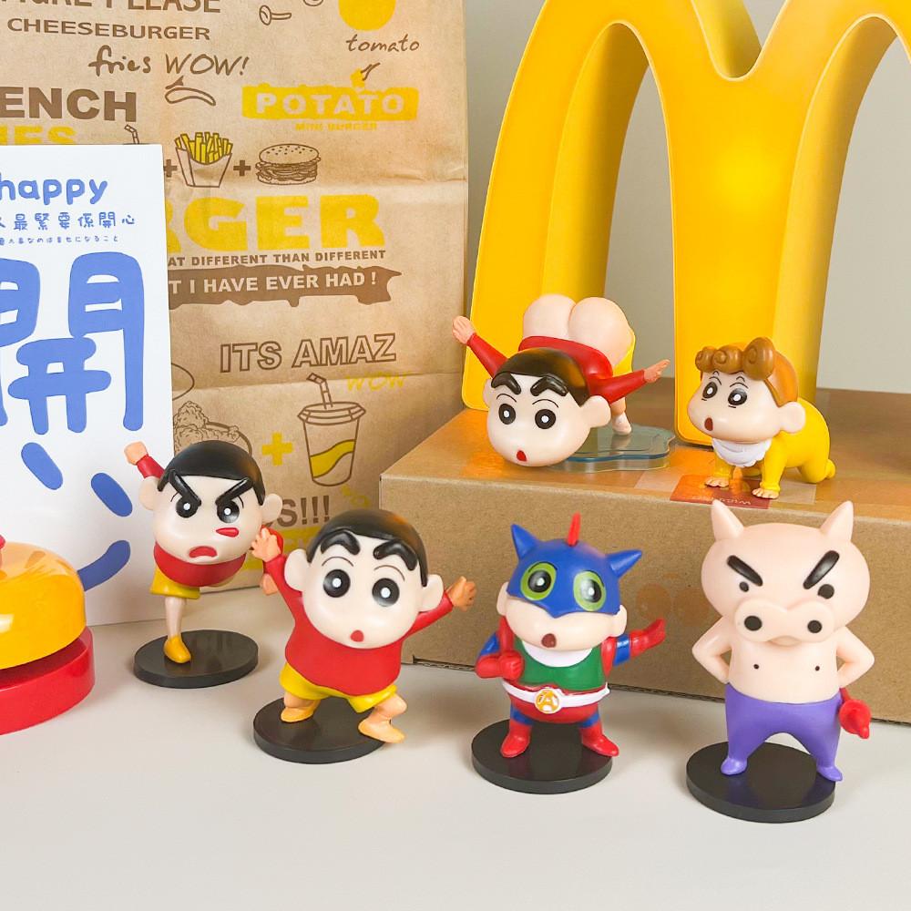 Crayon Shinchan Pvc Mini Figure Blind Box With Action Kamen For Kids And Collectors