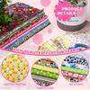 150 Pcs 10 X 10 Inches Cotton Fabric Bundle Precut Fat Squares Fabric Scraps Cotton Quilting Fat Flower Animals Cartoon Fabric Patchwork for DIY