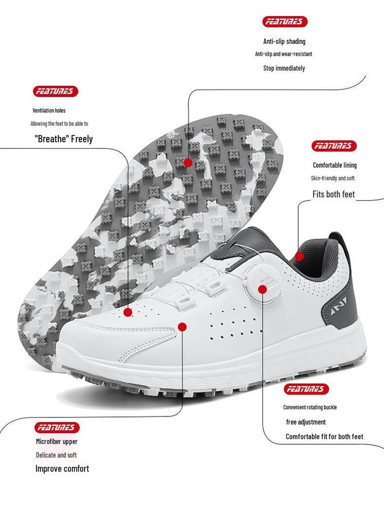 2025 Lightweight Non-Slip Golf Shoes for Men and Women – Spring/Autumn Outdoor Casual Sports Shoes