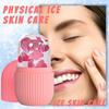 Silicone Face Ice Cube Mold Shrink Pores Puffiness Relief Ice Face Roller Reusable Beauty Lifting Contouring Facial Massager