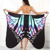 IHUASU Women's Colourful Butterfly 3D Printed Sexy Comfortable Beach Cover Dresses
