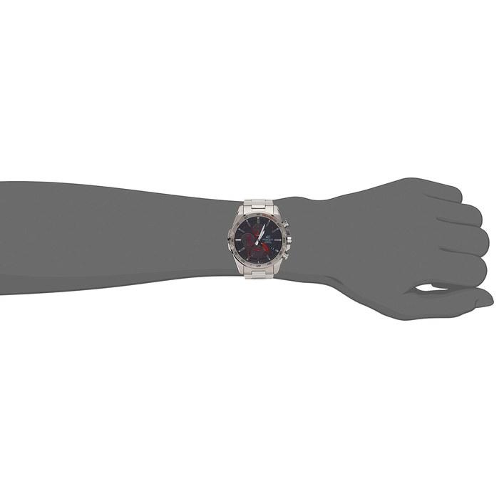 Casio Edifice EQB-1000XYD-1AJF Men's Watch Silver/Red
