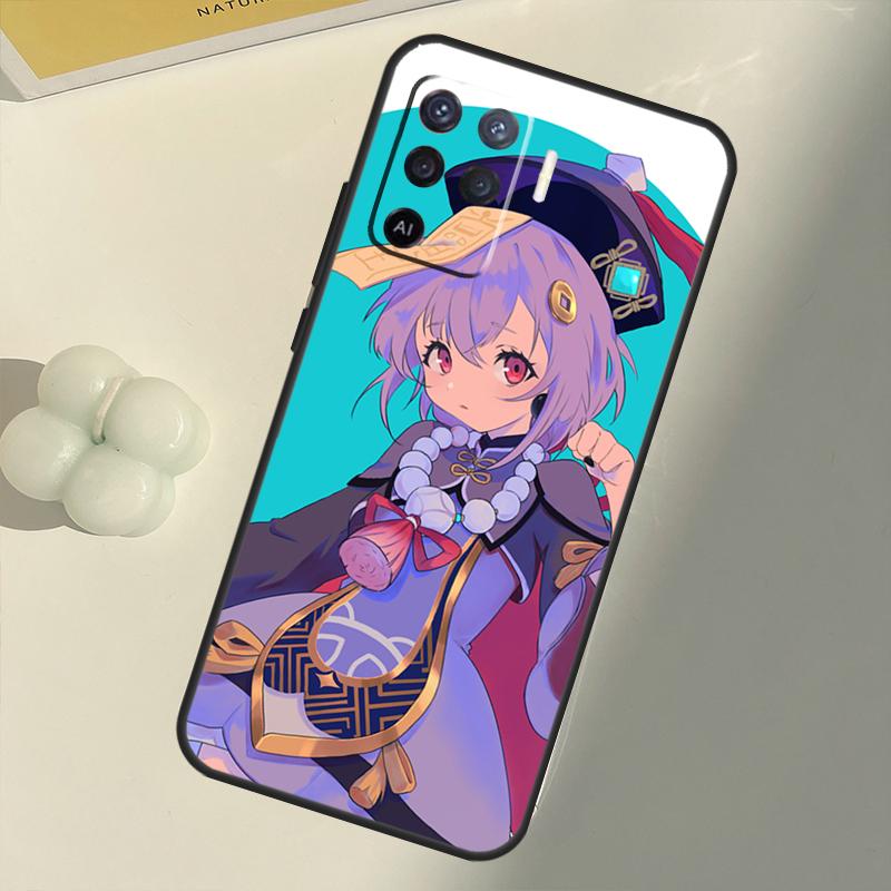 Qiqi Klee Genshin Impact Hülle für OPPO A15 A74 A54 A94 A52 A72 A31 A53 A53S A5 A9 2020 A3S A5S A83 A91 A93 Abdeckung