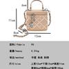Rhombus chain portable box bag new simple women's bag casual temperament single shoulder crossbody small square bag