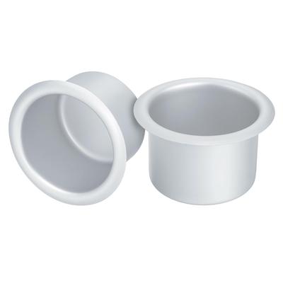 2pcs Aluminum Drop-in Cup 2.48" X 4" Drink Holder Poker Table Cup