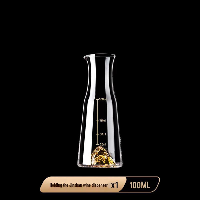 Elegant Gold Foil White Wine Dispenser