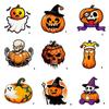Creative Pumpkin Vehicle Stickers Weatherproof Adhesive Decals For Cars Trucks Halloween Theme Party Decoration