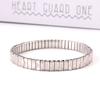 Titanium Steel Personality Jewelry Women 'S Fashion Special Rhombus Bracelet Stainless Steel Bracelet Elastic Bracelet 