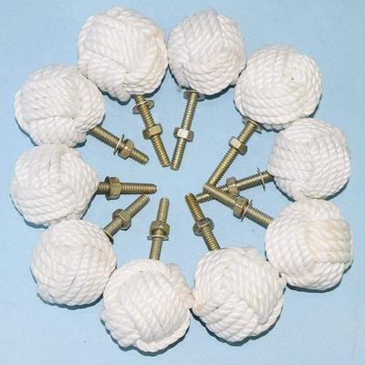 Schubladengriffe und -knöpfe/Zieh- und Druckgriffknöpfe für Schränke, Knoten-Schubladengriffe und -knöpfe, Hardware-Dekor, 35 mm, 10 Stück Packung