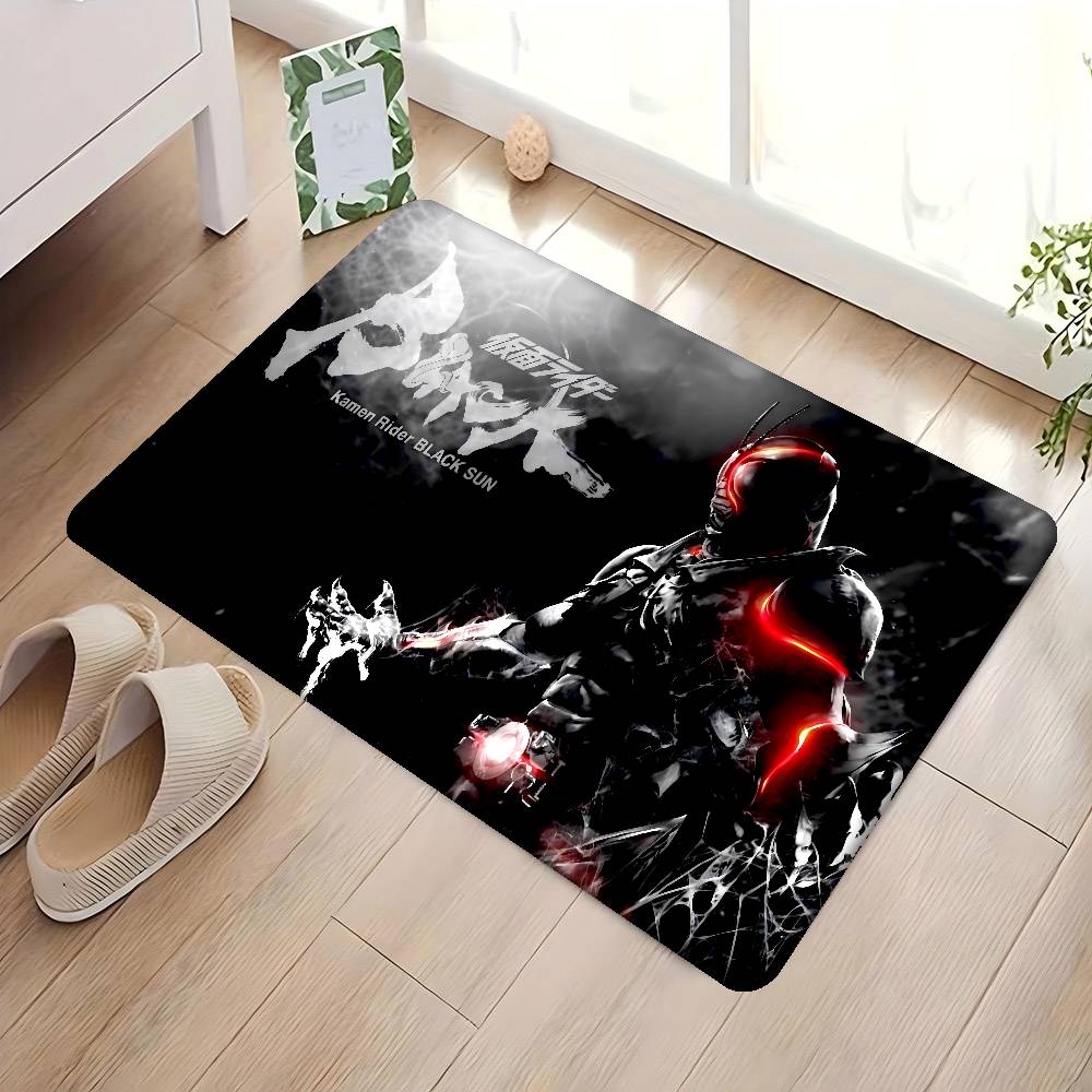Kamen Rider Black Sun Fußmatte Günstiger Rutschfest Modernes Wohnzimmer Balkon Bedruckte Bettvorleger