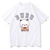 Kawaii Bubu Dudu Panda Bear T-shirts Short Sleeve Summer Women Tee-shirt Cartoon Graphic Printing Tshirts Casual Girls Tees