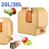 20L/30L Outdoor Water Bucket Large-Capacity Portable Camping Water Bag Container with Faucet Driving Water Tank for Picnic