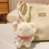 Cute Glutinous Rice Elephant Plush Pendant Doll New Keychain Bag Charm Soft Stuffed Animal Toy