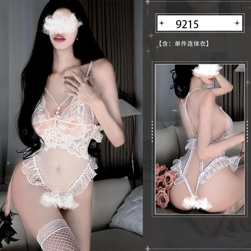 New Sexy Underwear Perspective Sexy One-piece Lace Splicing Fun Free Hot Couple Flirting