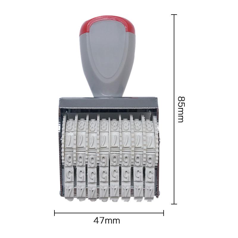 Date Stamp Seal Batch Number Stamp Seal Digital Combination Seal Digital Code Number Price Time Runner 8 Digit Calendar Stamp белый