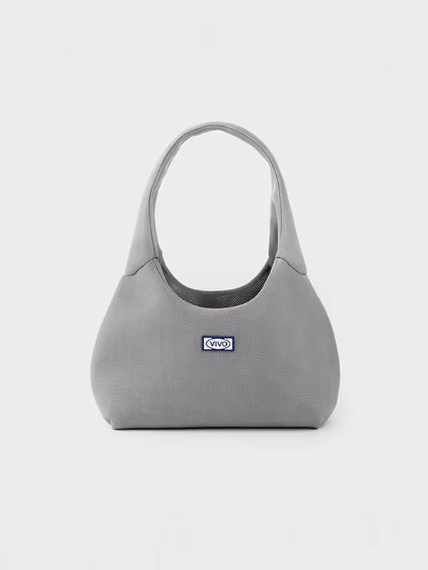 Daiso Shoulder Mesh Bag - Gray