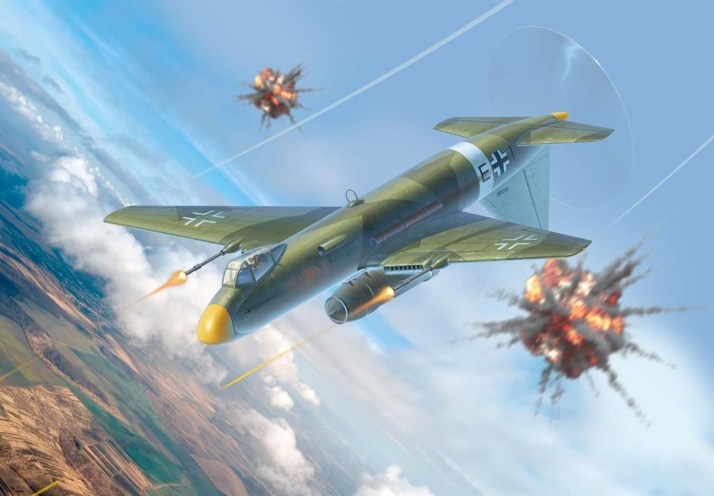 Micromill Blohm Voss Stíhací bombardér Plastikový modelový kit 1/72 & P.193 MKR72-033 (Letoun)