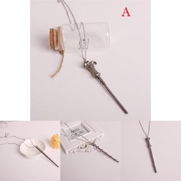 Magic Wand Pendant Necklace For Men And Women Stunning Alloy Fashion Jewelry