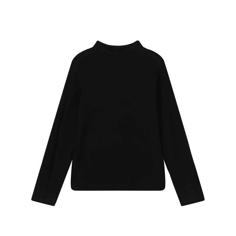 Girls  Soft Half-High Neck Long Sleeve Base Layer Top 120